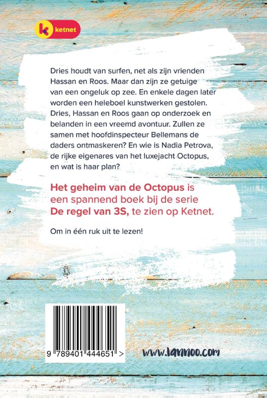 Achterkant van Het geheim van de Octopus