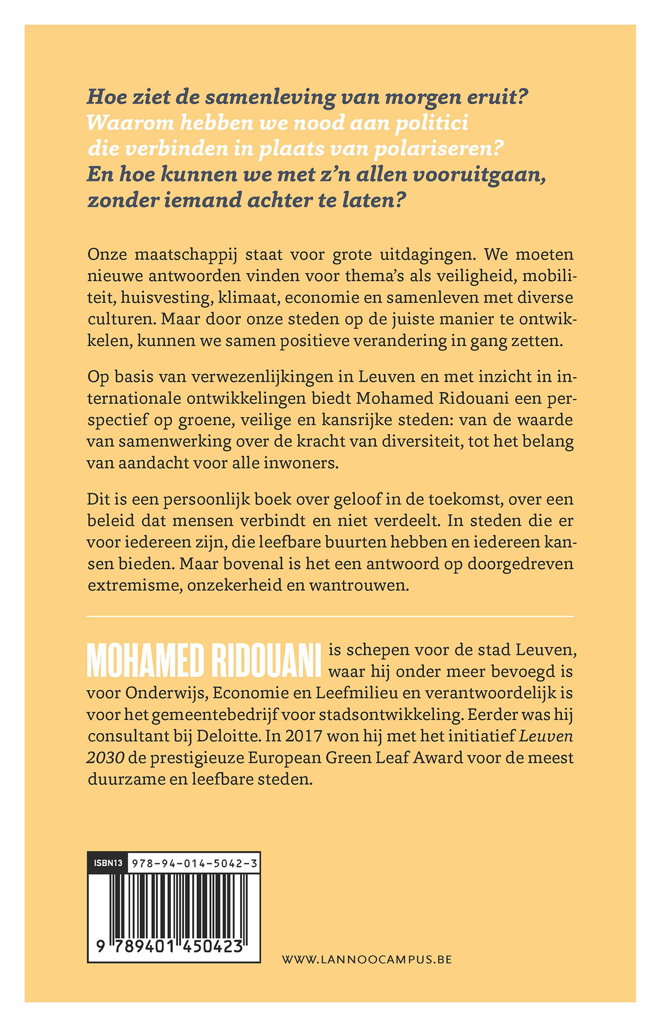 Achterkant van Verbinden boven verdelen