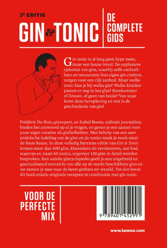Achterkant van Gin & Tonic