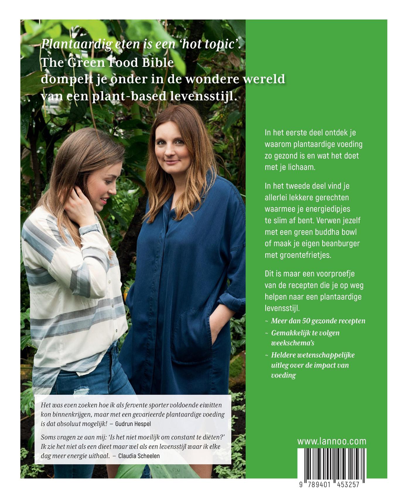 Achterkant van The Green Food Bible