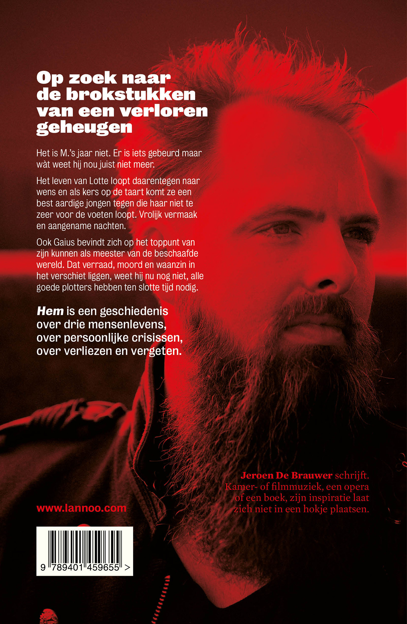 Achterkant van Hem