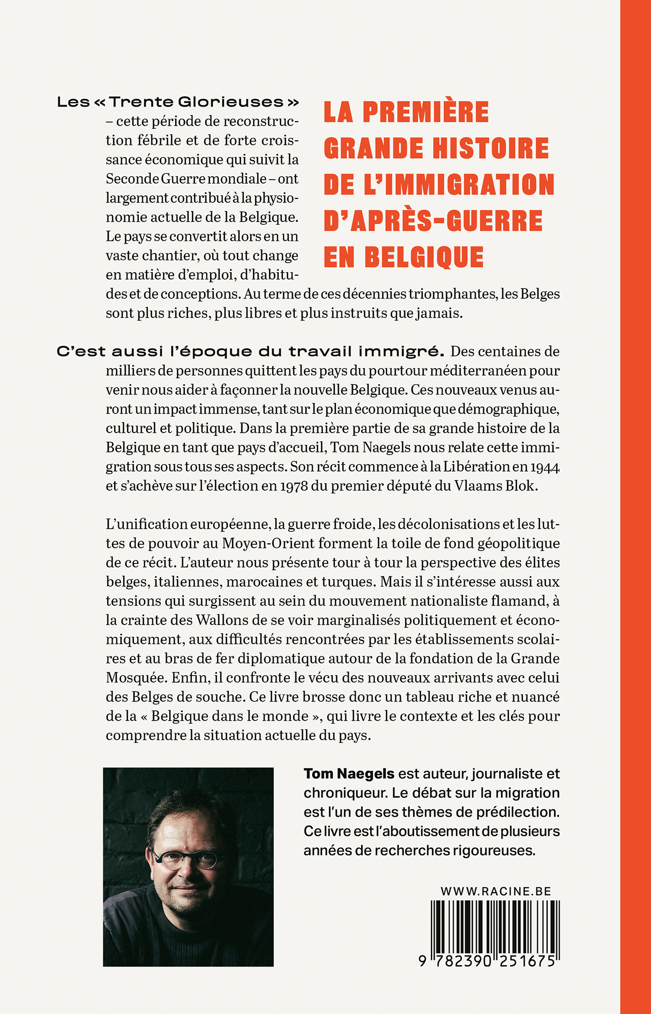 Achterkant van La nouvelle Belgique