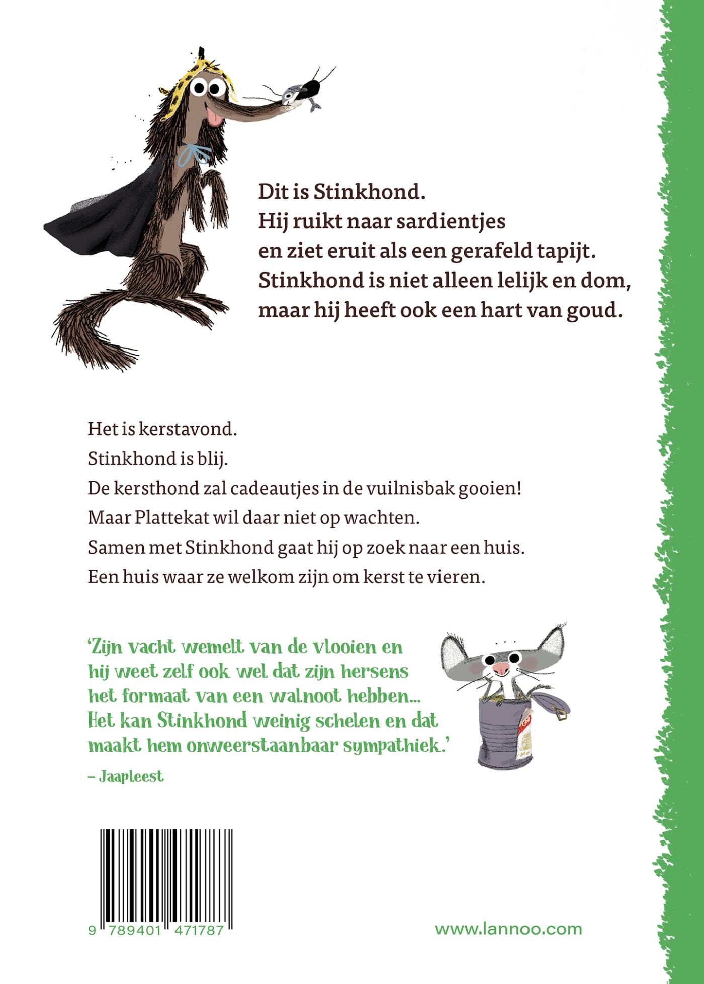 Achterkant van Vrolijk Kerstfeest