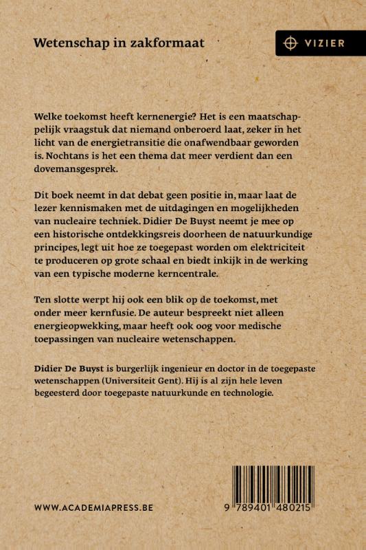 Achterkant van Kernenergie