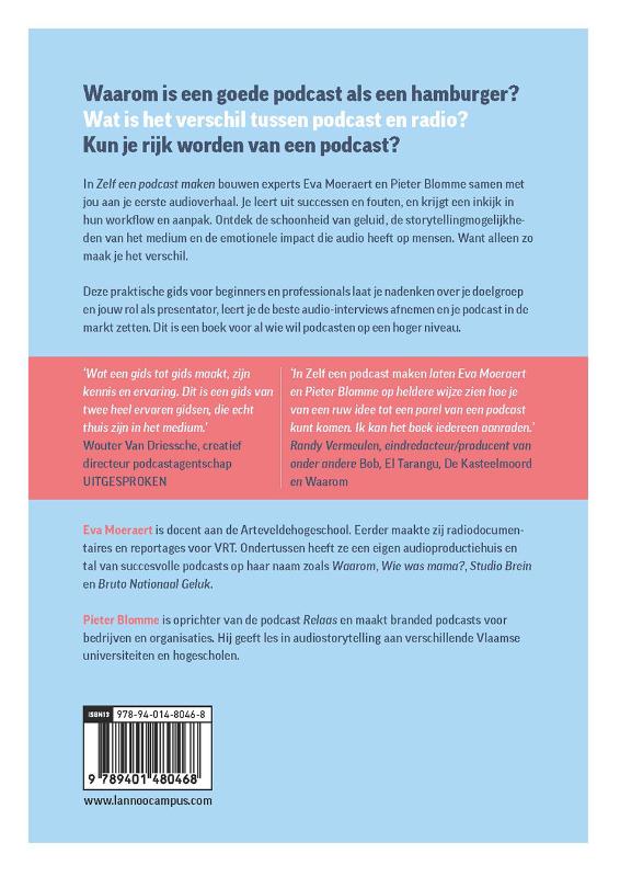 Achterkant van Zelf een podcast maken