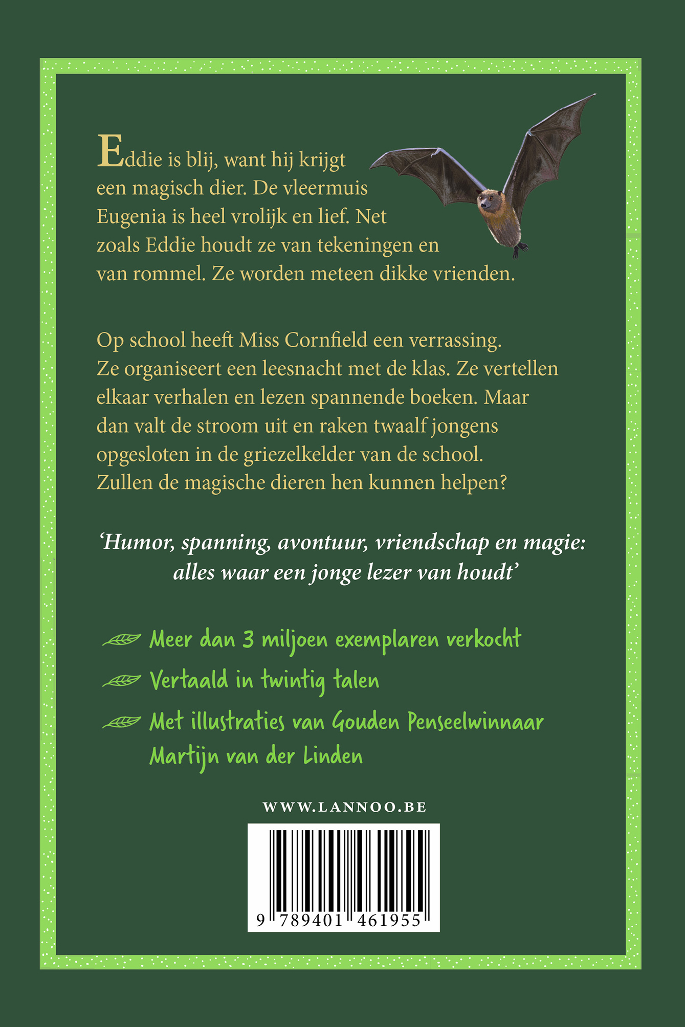 Achterkant van De school van de magische dieren 3