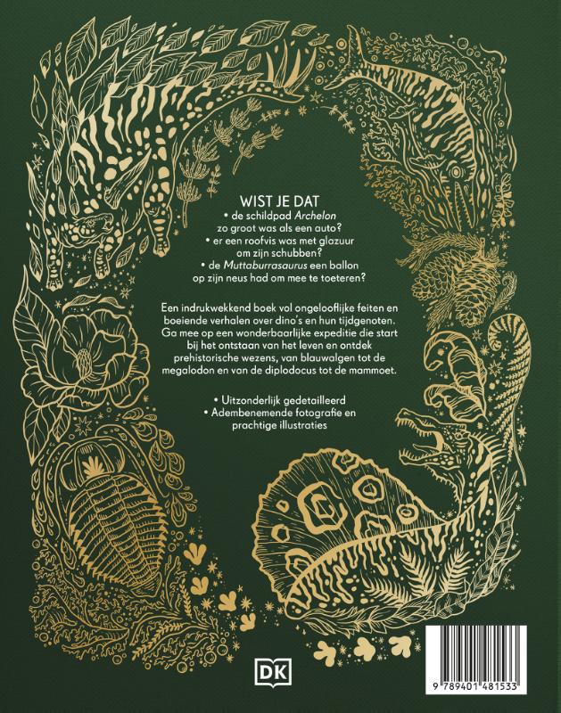 Achterkant van Het dikke boek van alle bijzondere dino's