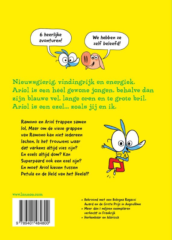 Achterkant van Ariol - Een ezel zoals jij en ik