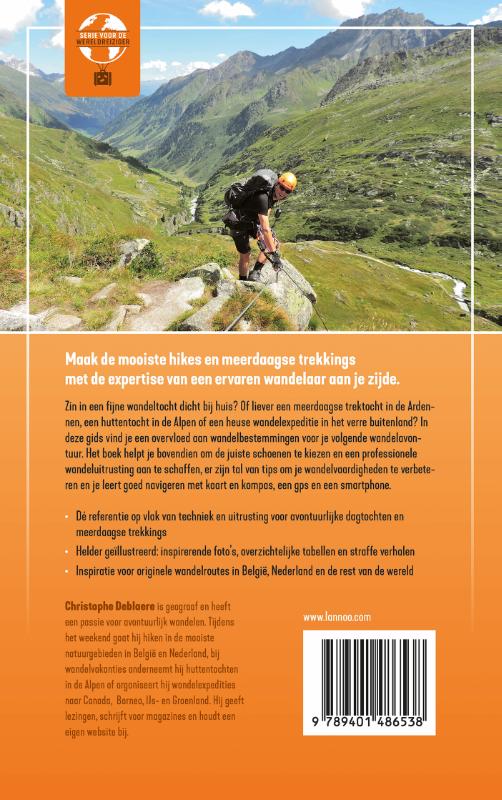 Achterkant van Hiking & Trekking van beginner tot expert