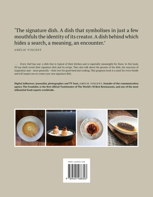 Achterkant van Signature Dishes