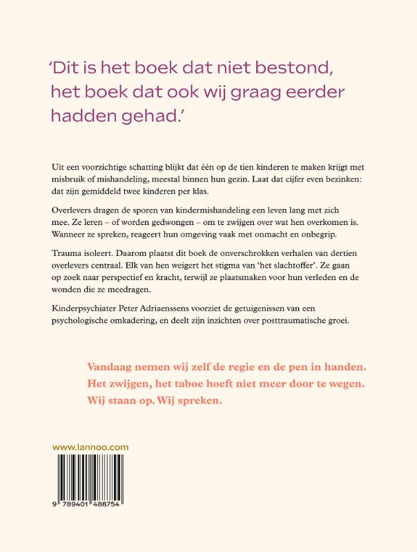 Achterkant van Over leven