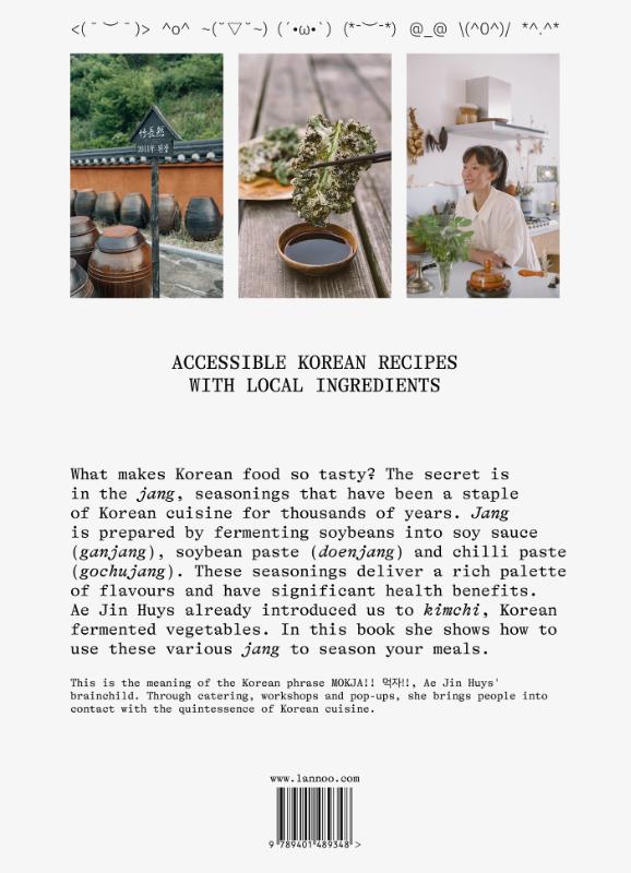 Achterkant van Taste Korea