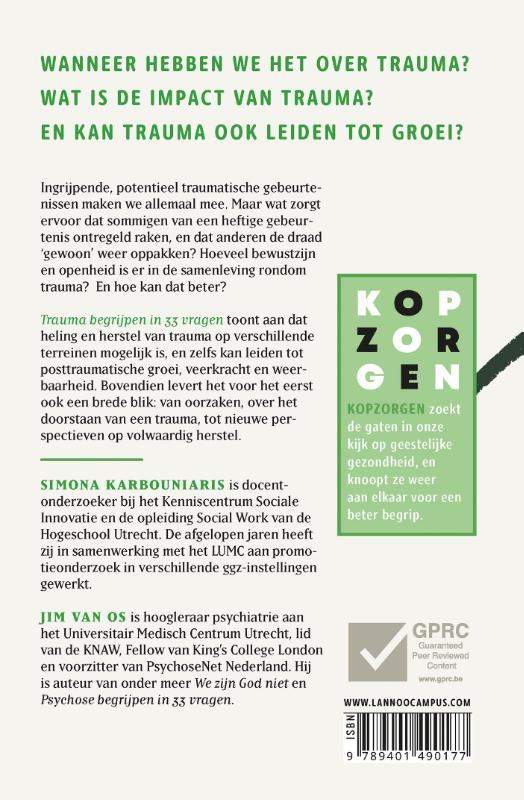 Achterkant van Kopzorgen