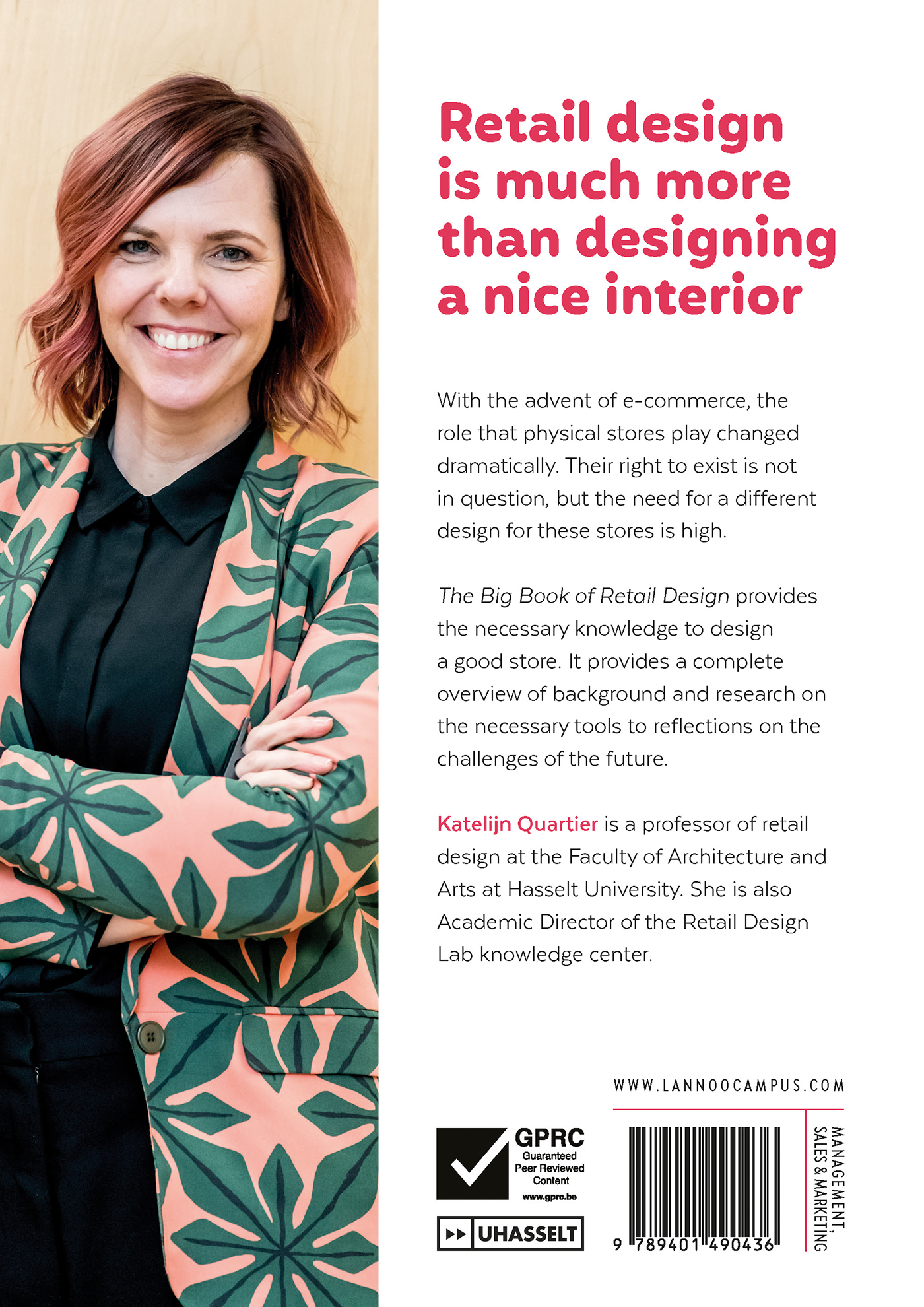 Achterkant van The Big Book of Retail Design