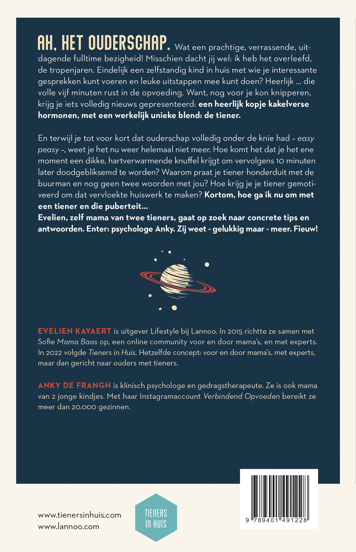 Achterkant van Ouders komen van Mars