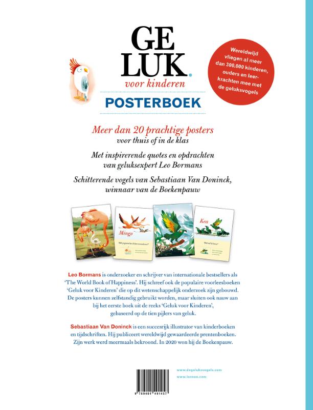 Achterkant van Geluk voor kinderen - Posterboek
