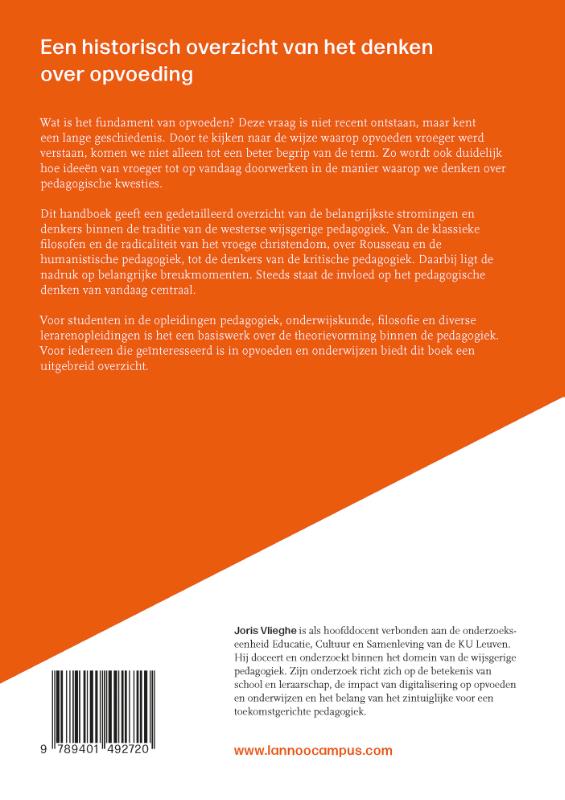 Achterkant van Wijsgerige pedagogiek