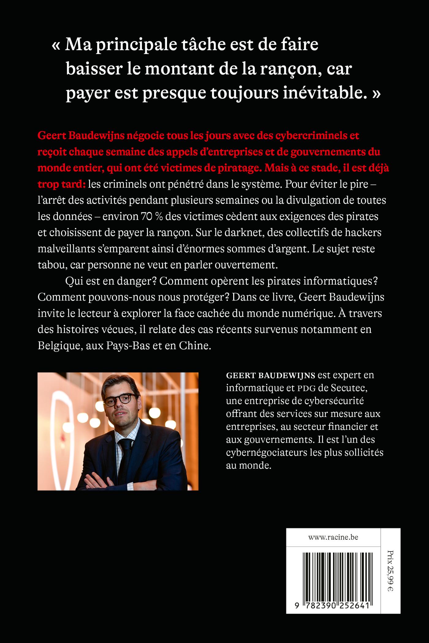 Achterkant van Négocier dans l'ombre