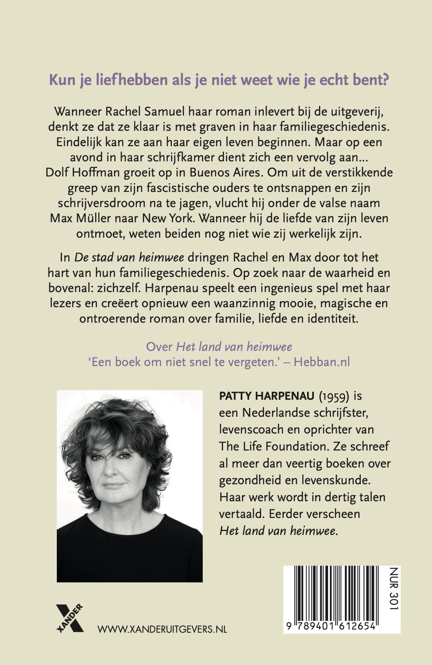 Achterkant van De stad van heimwee