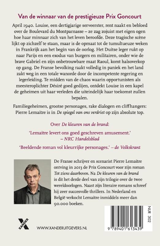 Achterkant van De spiegel van ons verdriet