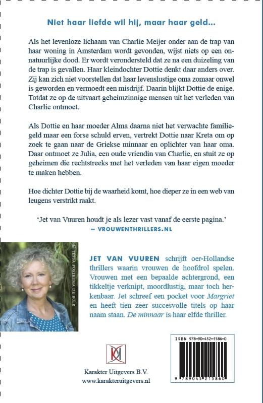 Achterkant van De Minnaar LP