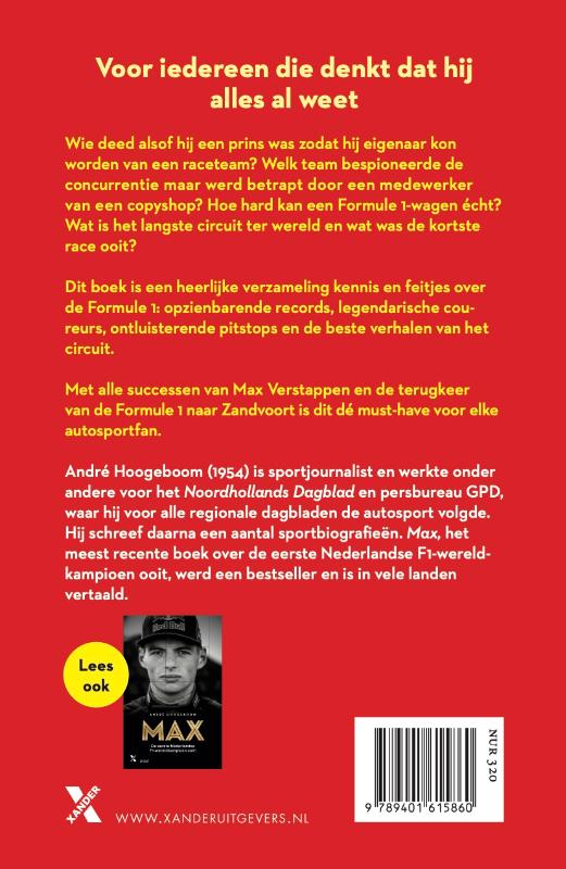 Achterkant van Formule 1