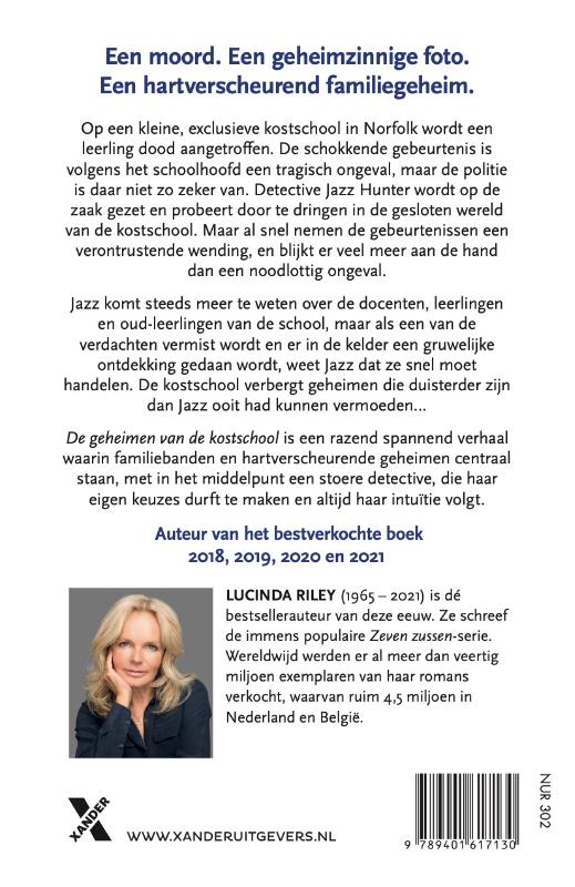 Achterkant van De geheimen van de kostschool