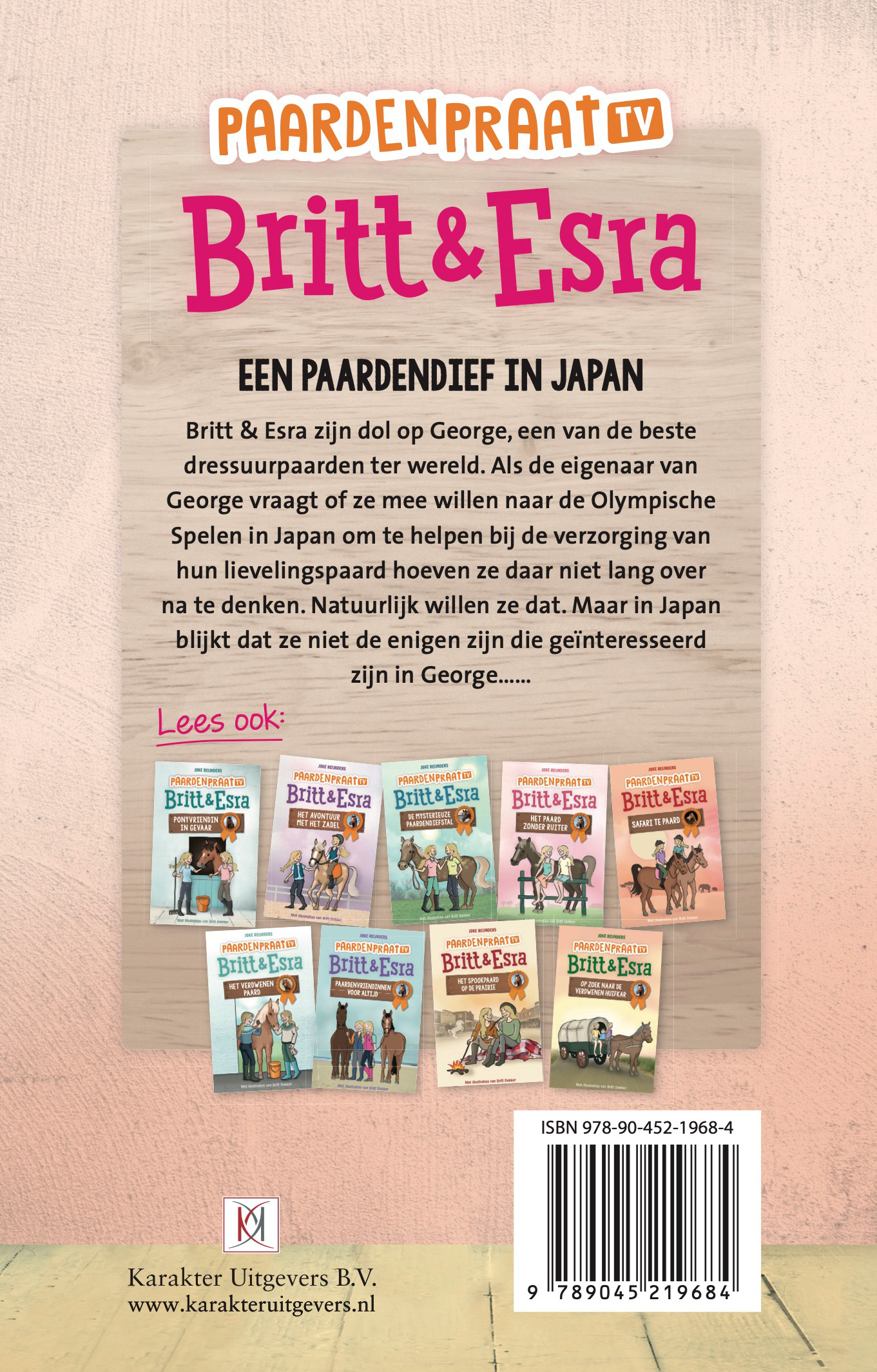 Achterkant van Een paardendief in Japan