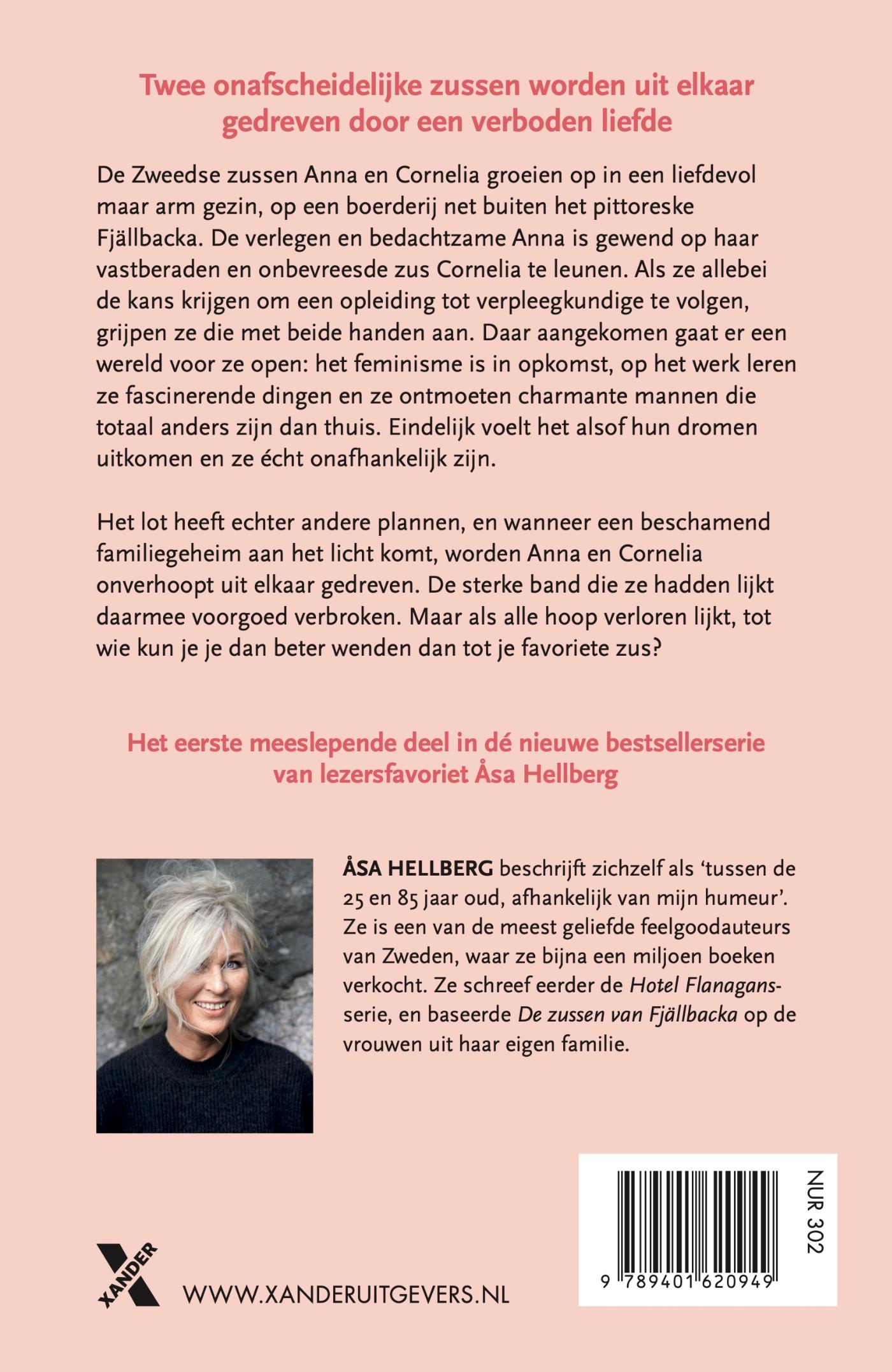 Achterkant van De zussen van Fjällbacka