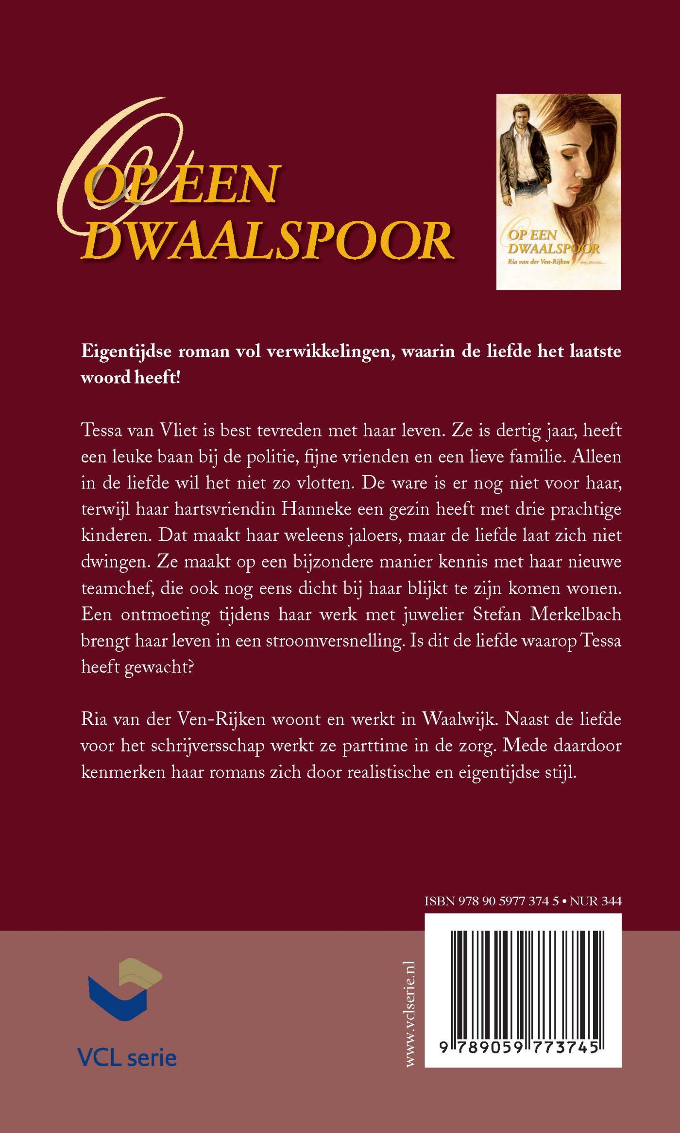 Achterkant van Op een dwaalspoor