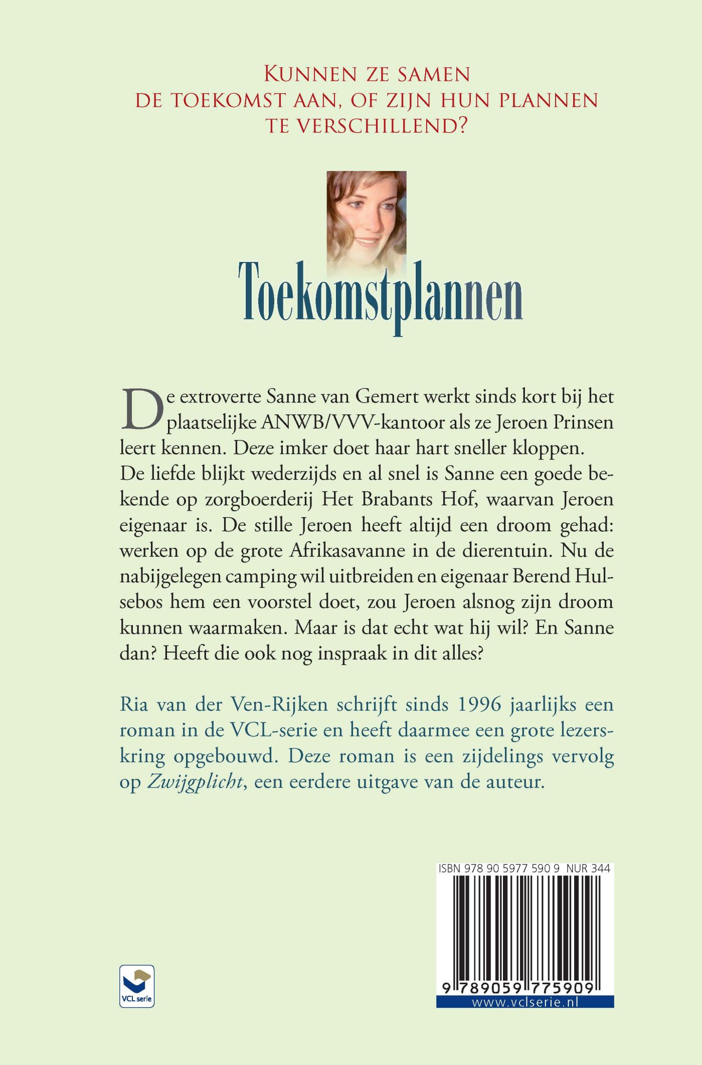 Achterkant van Toekomstplannen