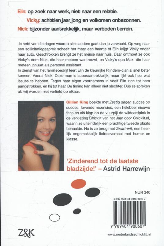 Achterkant van Zwart-wit