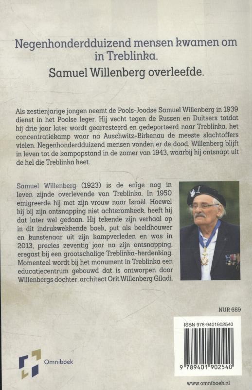 Achterkant van Ik overleefde Treblinka