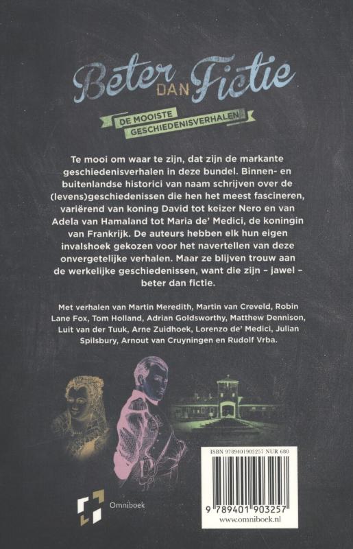 Achterkant van Beter dan fictie