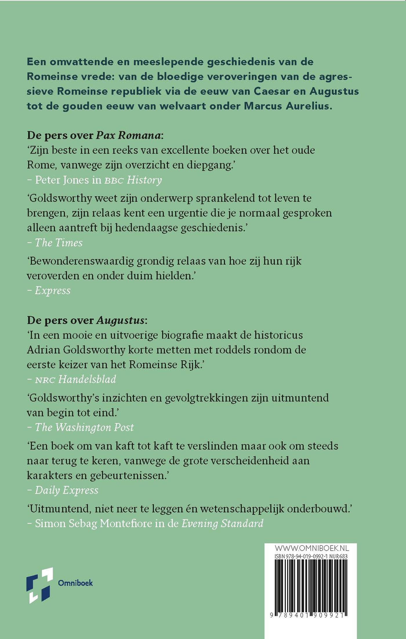 Achterkant van Pax Romana