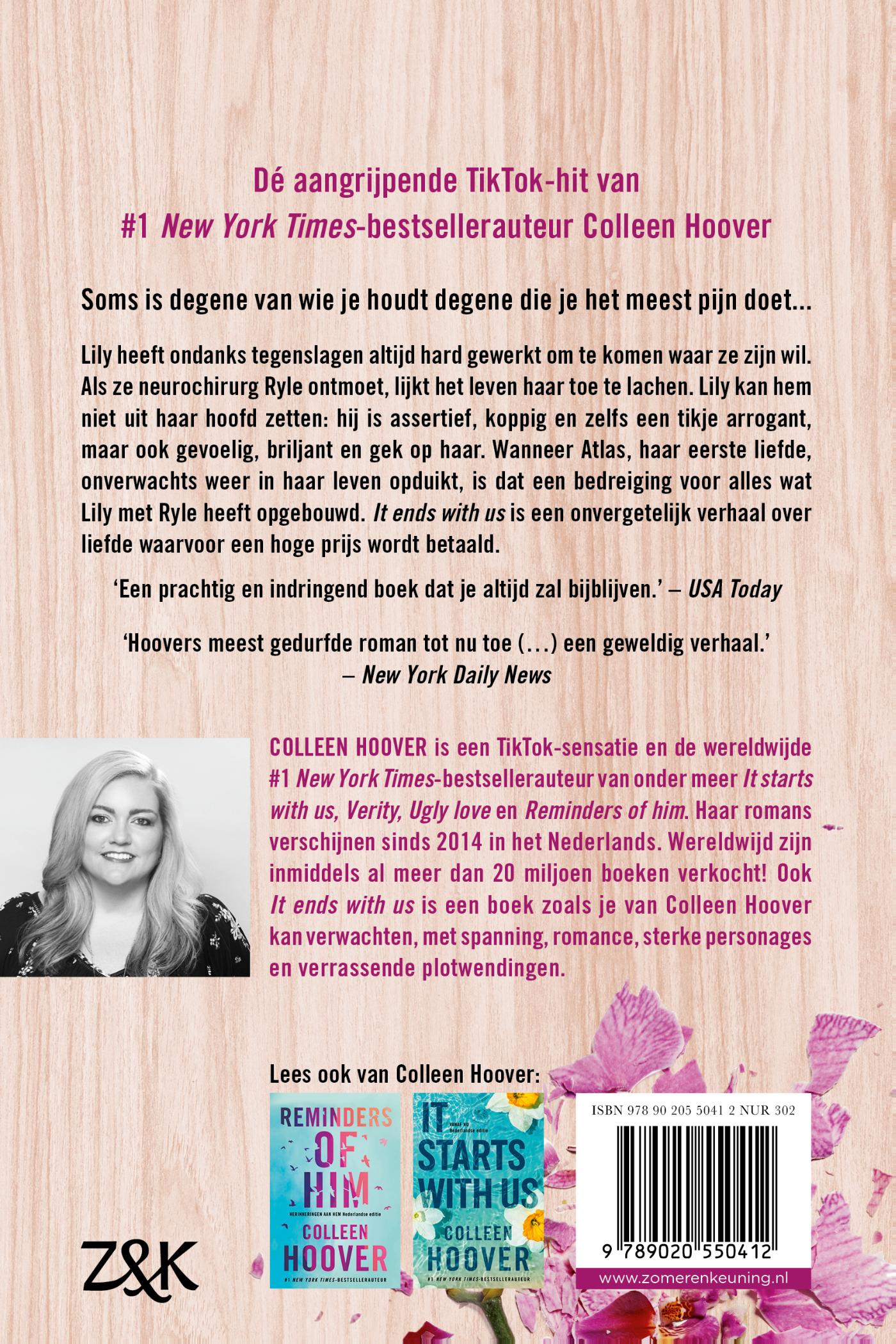 Achterkant van Nooit meer