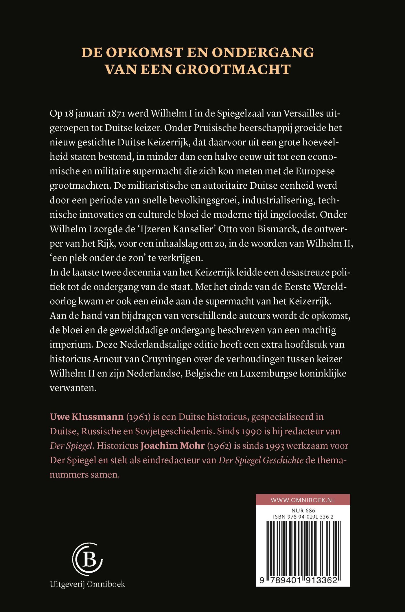 Achterkant van Het Duitse Keizerrijk