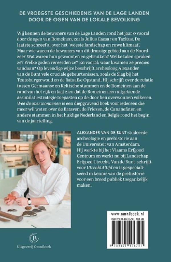 Achterkant van Wee de overwonnenen