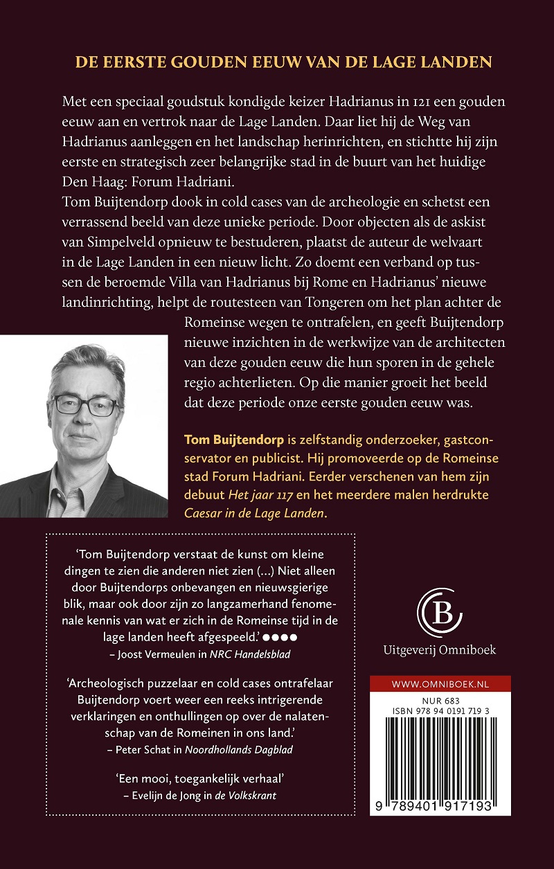 Achterkant van De gouden eeuw van de Romeinen in de Lage Landen
