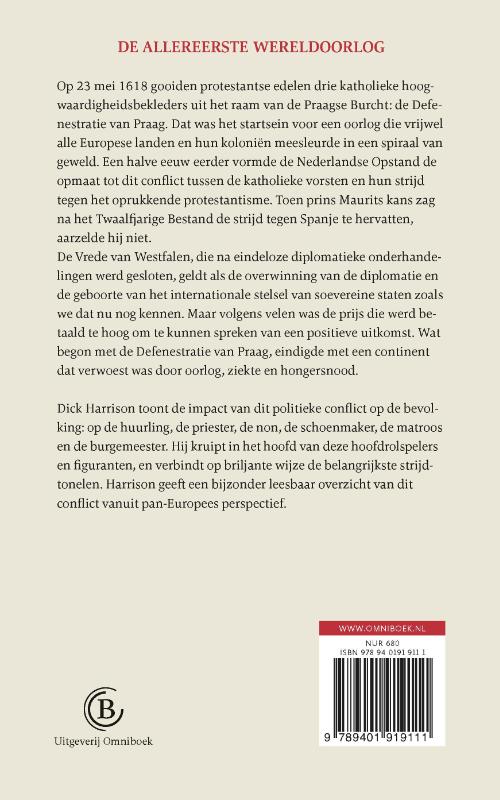 Achterkant van De Dertigjarige Oorlog