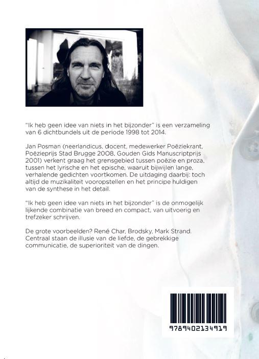 Achterkant van Ik heb geen idee van niets in het bijzonder