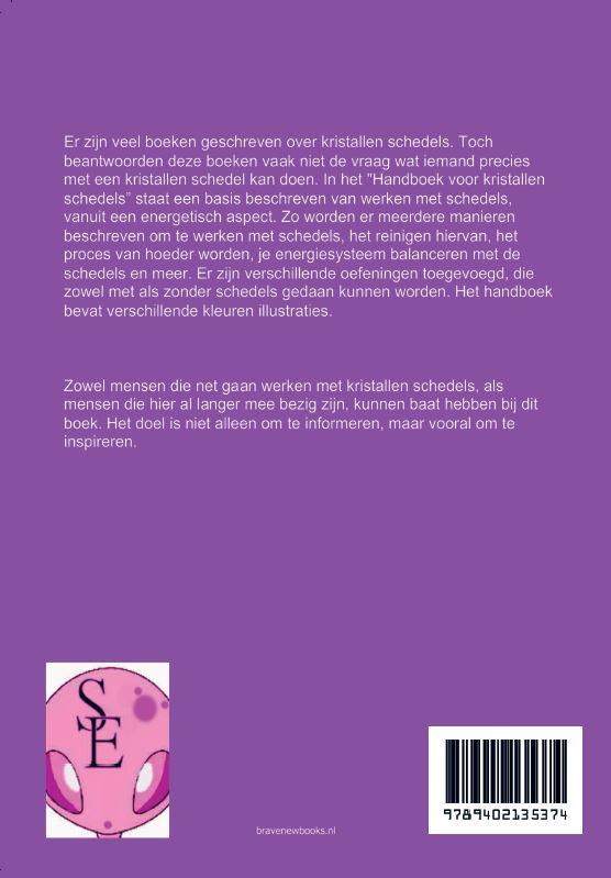 Achterkant van Handboek voor kristallen schedels