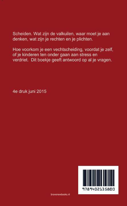Achterkant van Scheiden doe je zo