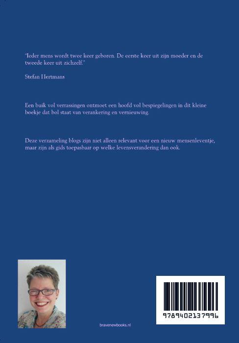 Achterkant van Reisgids voor een nieuw leven