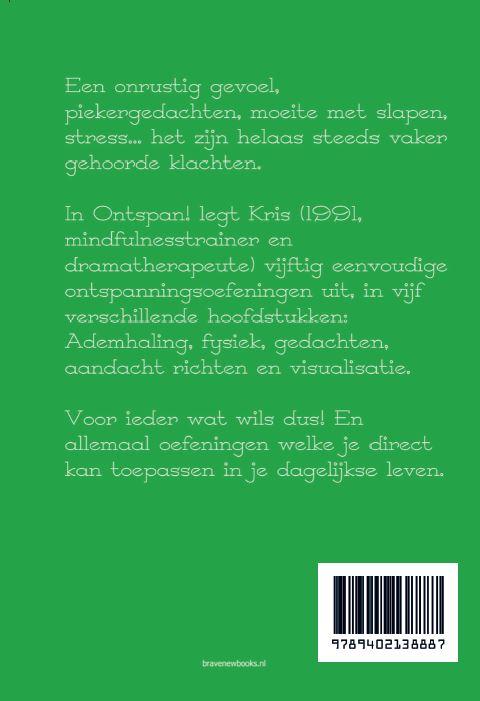 Achterkant van Ontspan!