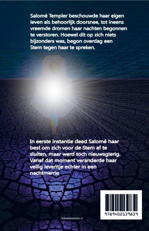 Achterkant van Gevangen tussen Licht en duisternis