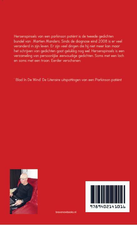 Achterkant van Hersenspinsels van een Parkinson patiënt