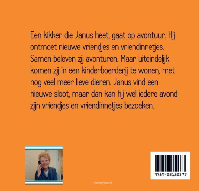 Achterkant van De avonturen van Janus de kikker