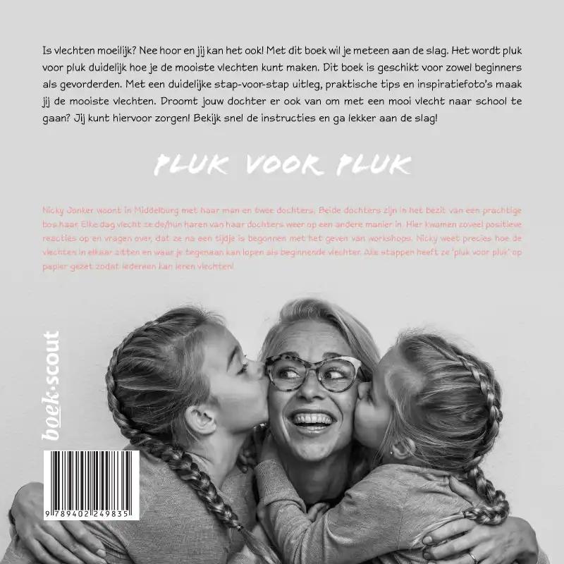 Achterkant van Pluk voor pluk