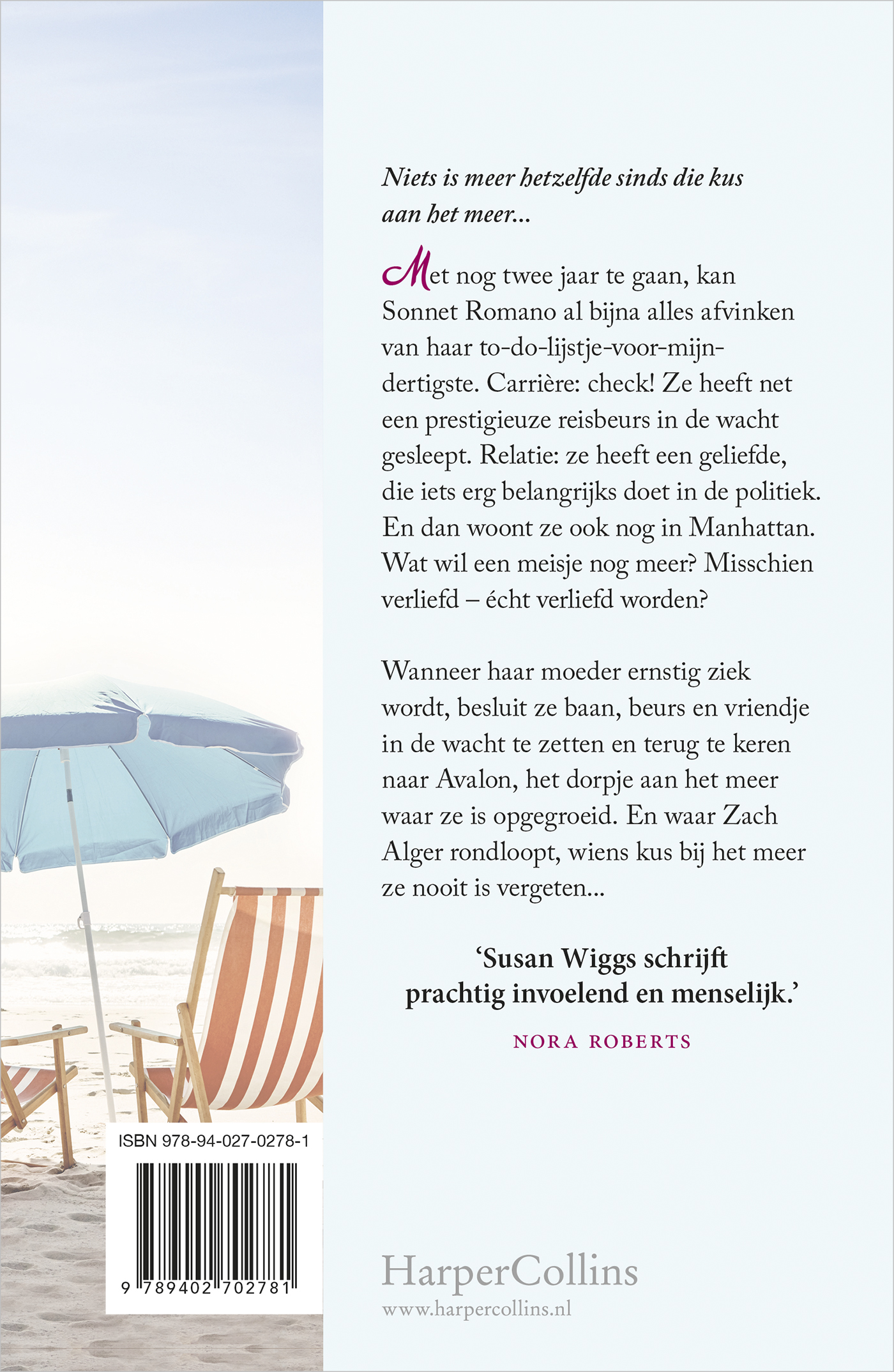 Achterkant van Droom van een zomer